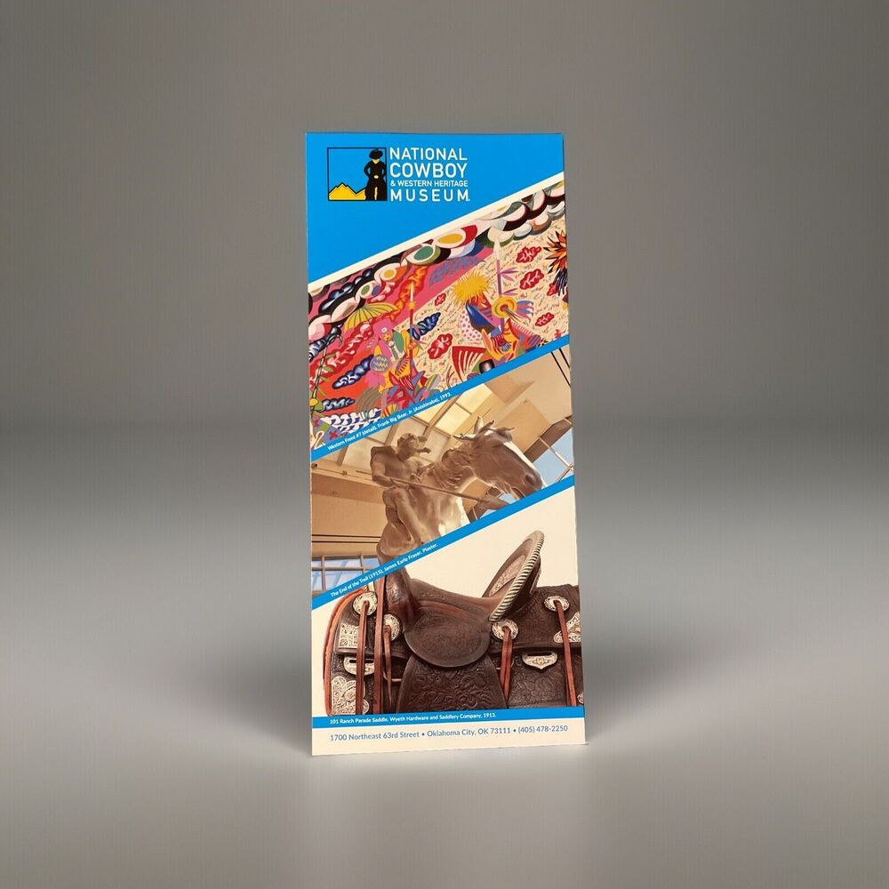 Promotional Rack Card National Cowboy Museum Oklahoma City OK Western Heritage